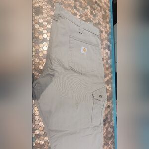 Carhartt Men's Gray Cargo Ripstop Relaxed Fit  Pants  36x 32